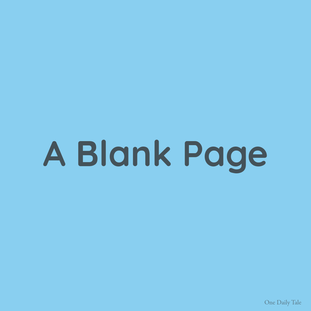 A Blank Page