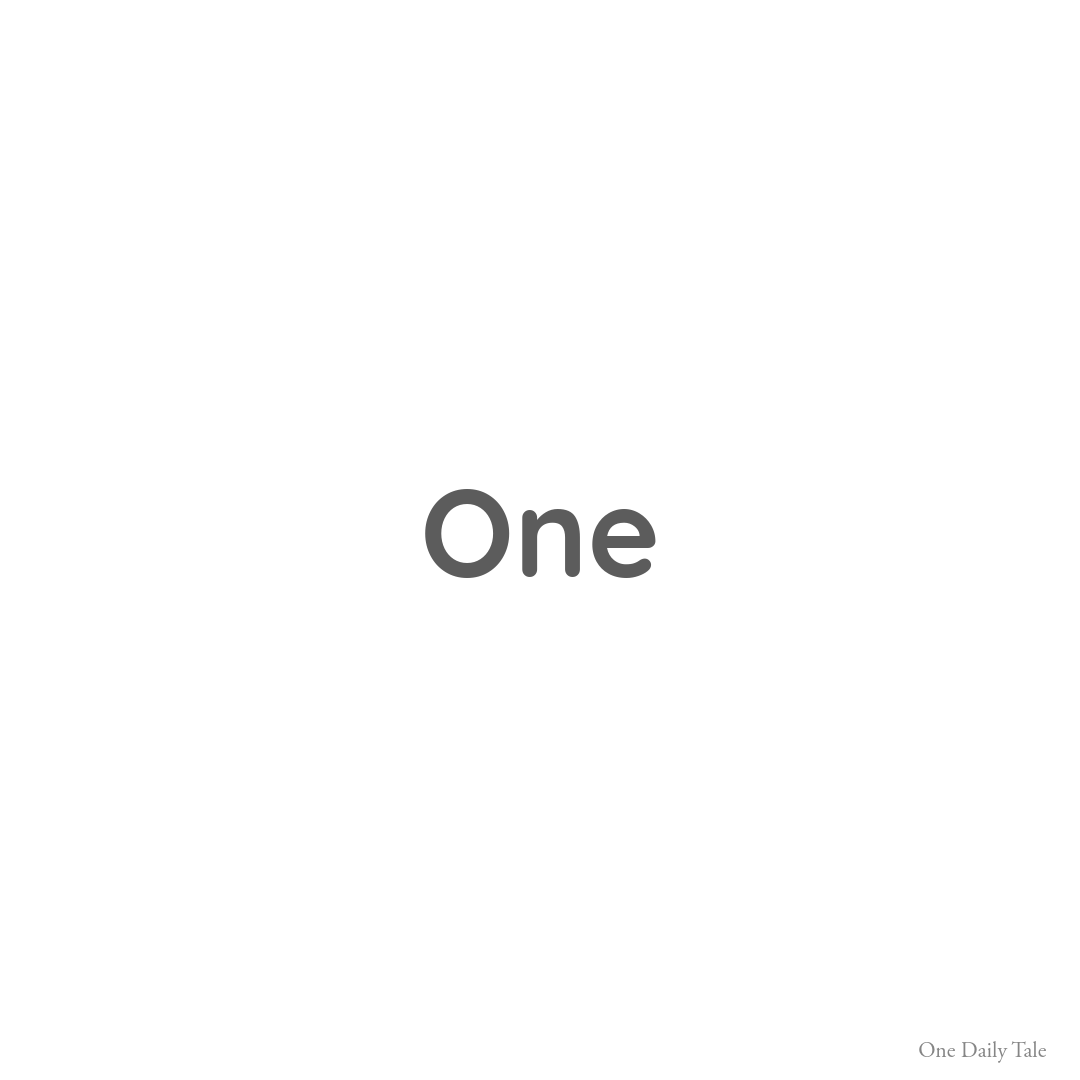 One