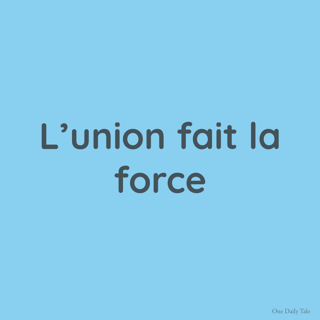 L’union fait la force