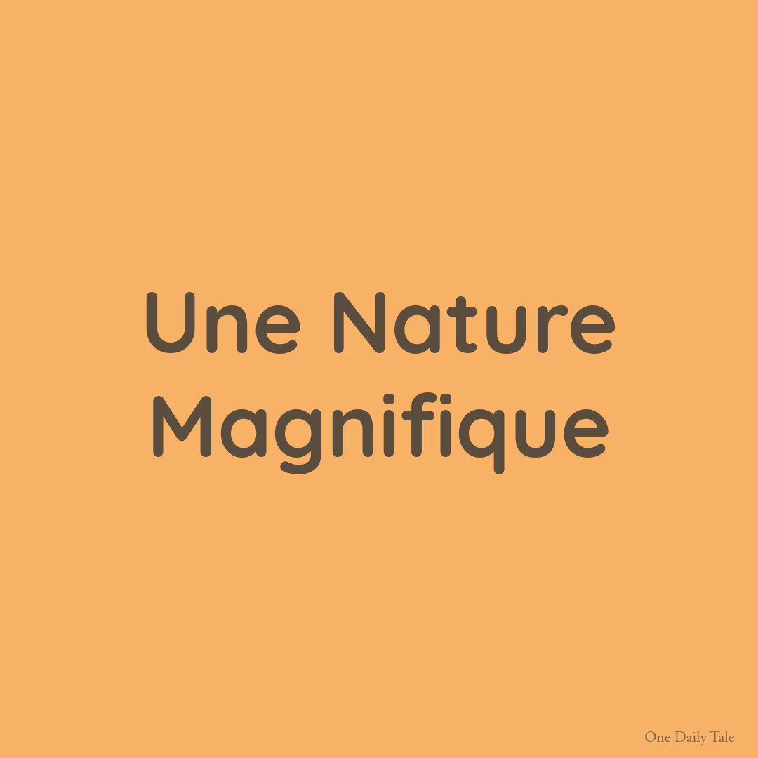 Une Nature Magnifique
