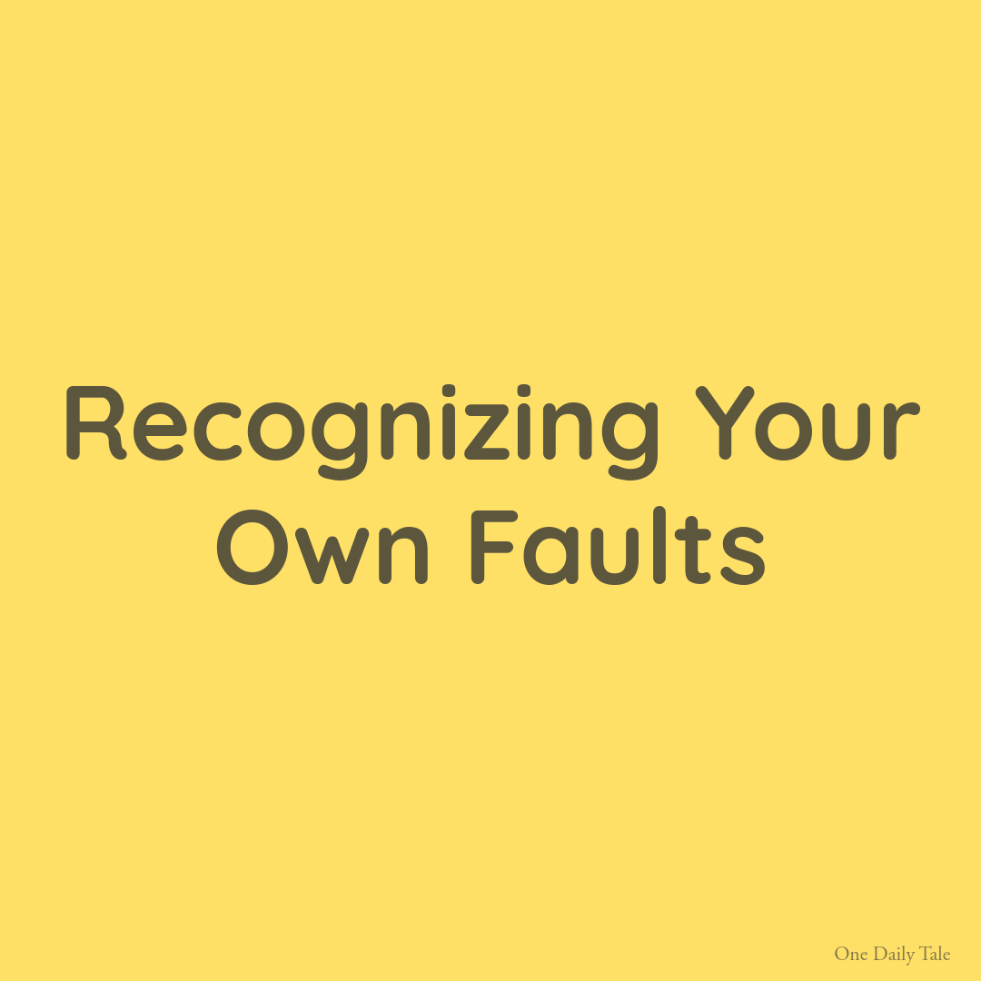 Recognizing Your Own Faults